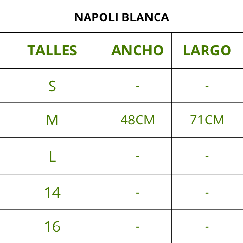 NAPOLI BLANCA
