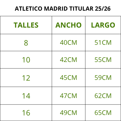ATLETICO MADRID 25/26