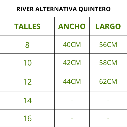 RIVER ALTERNATIVA 24/26 QUINTERO
