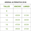 ARSENAL ALTERNATIVA 25/26
