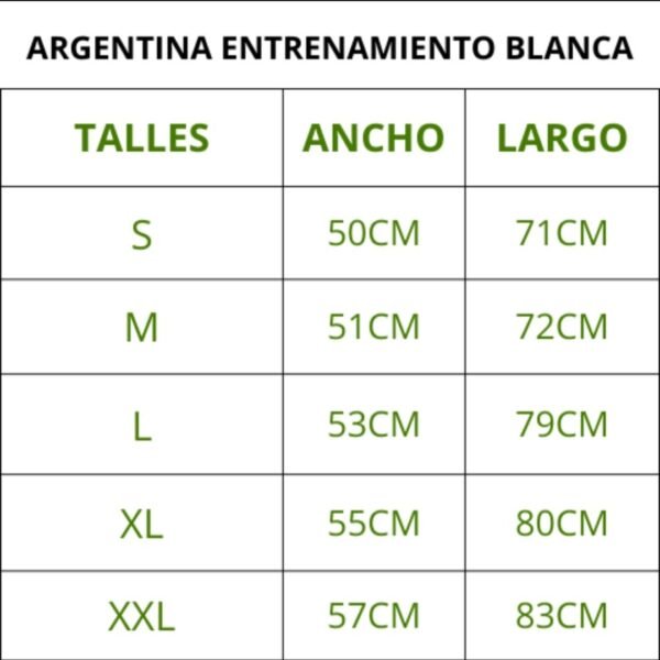 ARGENTINA ENTRENAMIENTO BLANCA