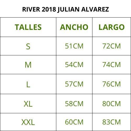RIVER 2018 JULIAN ALVAREZ