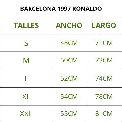 BARCELONA 1997 RONALDO