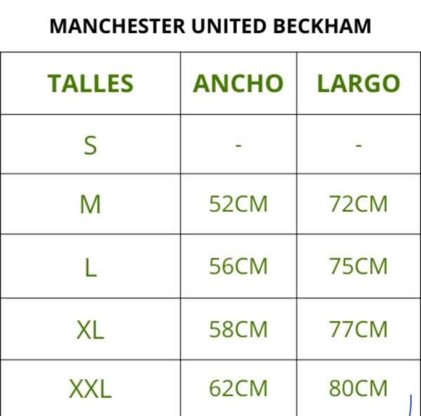 MANCHESTER UNITED BECKHAM
