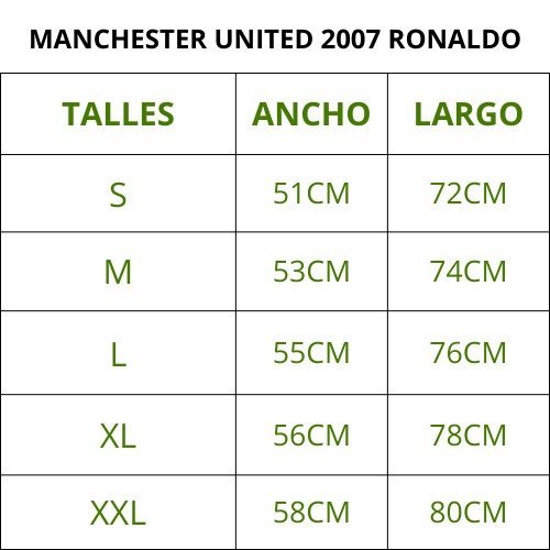 MANCHESTER UNITED 2007 RONALDO