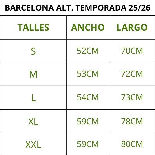 BARCELONA ALT. TEMP. 26/26