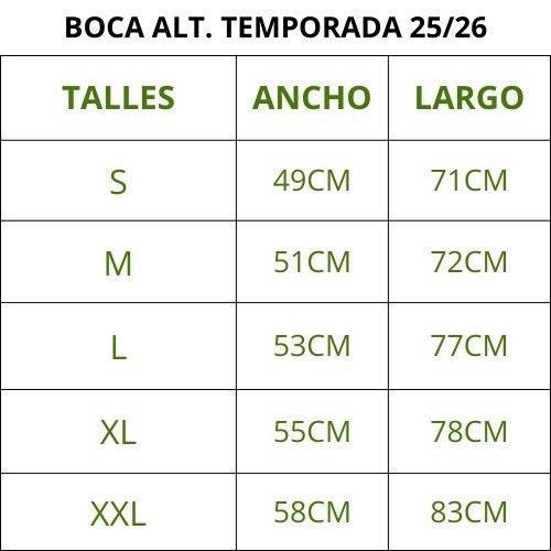 BOCA ALT. TEMPORADA 25/26