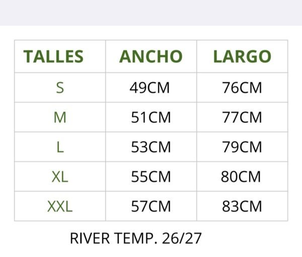 RIVER TEMP. 26/27