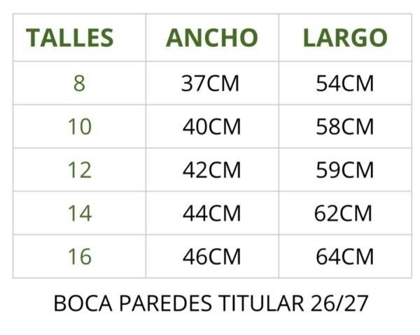 BOCA PAREDES TITULAR 26/27