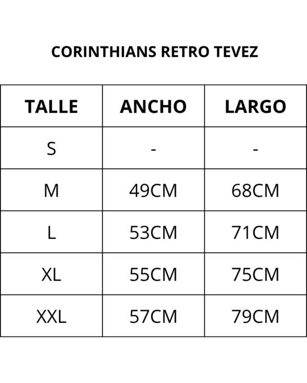 CORINTHIANS RETRO TÉVEZ