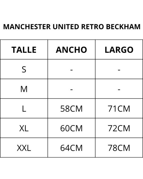 MANCHESTER UNITED RETRO BECKHAM